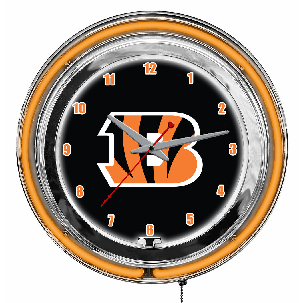 Cincinnati Bengals Neon Clock - 14