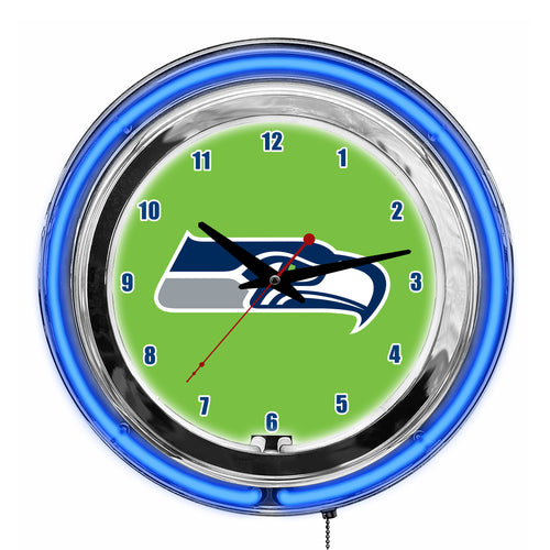 Seattle Seahawks Neon Clock - 14