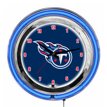 Tennessee Titans Neon Clock - 14"