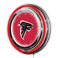 Atlanta Falcons Neon Clock - 14"