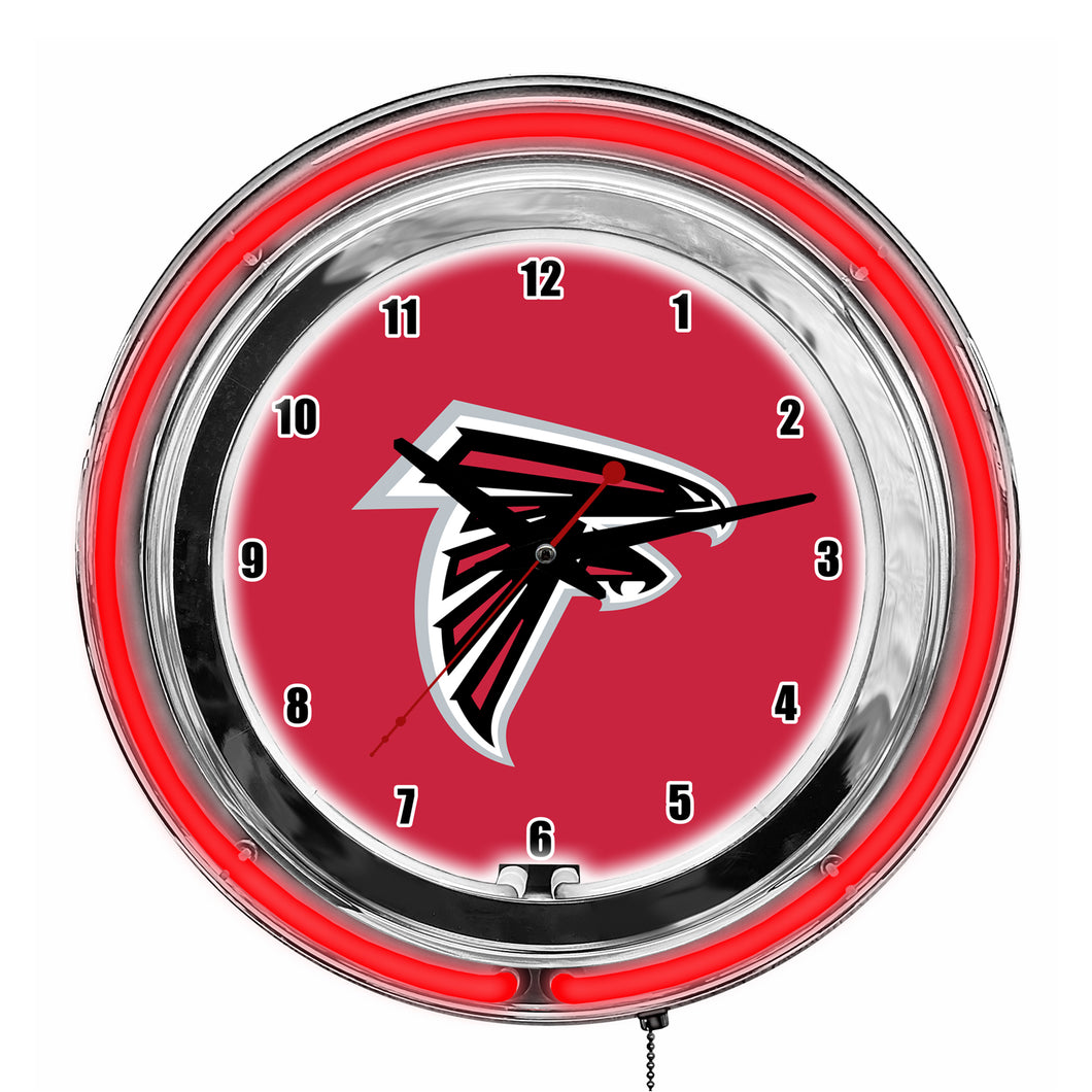 Atlanta Falcons Neon Clock - 14