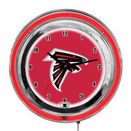 Atlanta Falcons Neon Clock - 14"