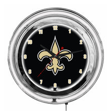 New Orleans Saints Neon Clock - 14"