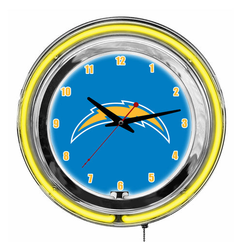 Los Angeles Chargers Neon Clock - 14