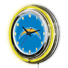 Los Angeles Chargers Neon Clock - 14"