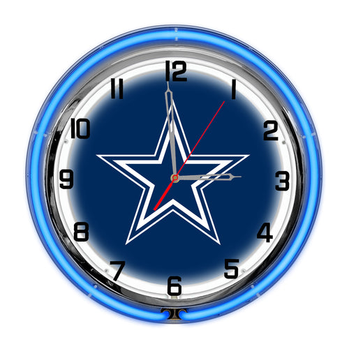 Dallas Cowboys Neon Clock - 18