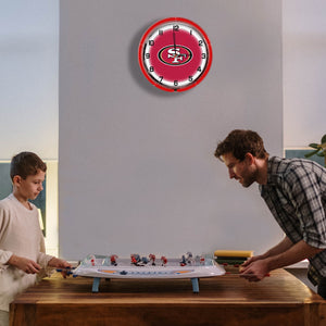 San Francisco 49ers Neon Clock - 18"