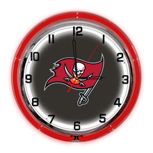 Tampa Bay Buccaneers Neon Clock - 18"