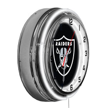 Las Vegas Raiders Neon Clock - 18"