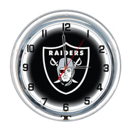 Las Vegas Raiders Neon Clock - 18"