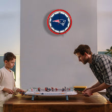 New England Patriots Neon Clock - 18"