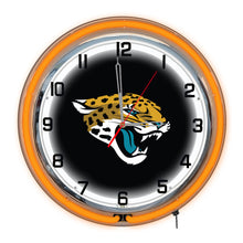 Jacksonville Jaguars Neon Clock - 18"