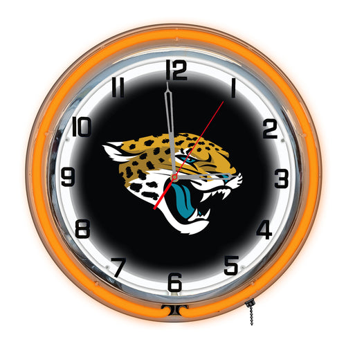 Jacksonville Jaguars Neon Clock - 18