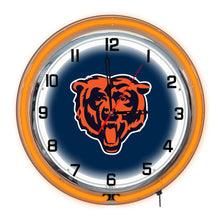 Chicago Bears Neon Clock - 18"