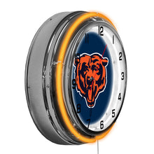 Chicago Bears Neon Clock - 18"