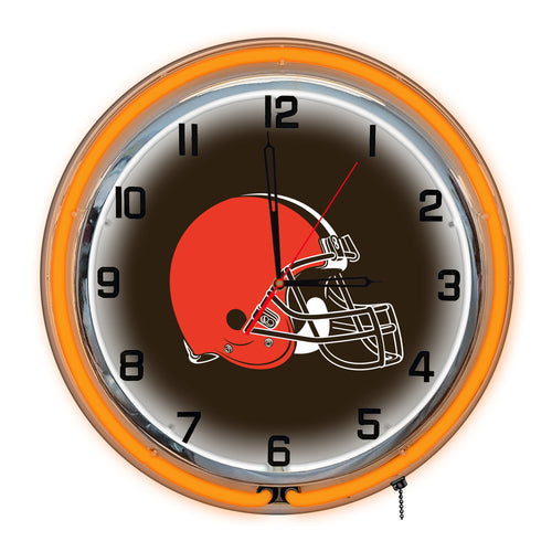 Cleveland Browns Neon Clock - 18