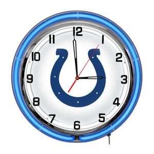 Los Angeles Rams Round Chrome Wall Clock - Sports Fan Shop