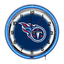 Tennessee Titans Neon Clock - 18"