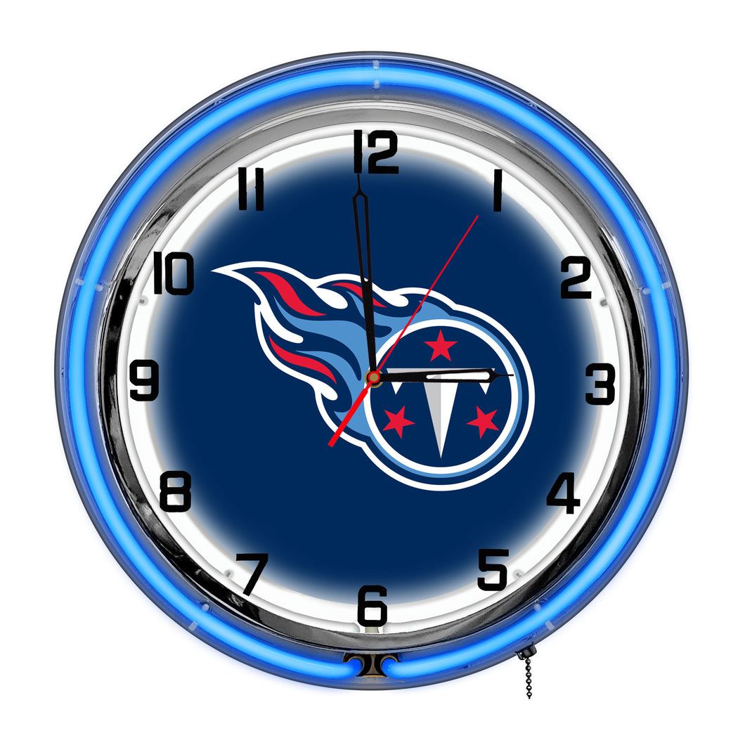 Tennessee Titans Neon Clock - 18