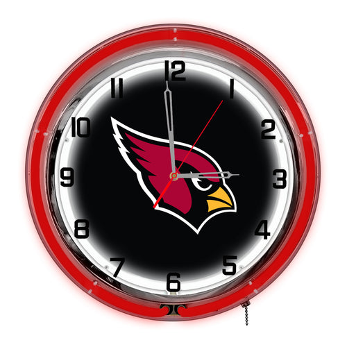 Arizona Cardinals Neon Clock - 18