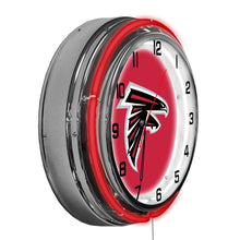 Atlanta Falcons Neon Clock - 18"
