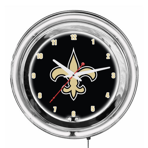 New Orleans Saints Neon Clock - 18