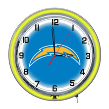 Los Angeles Chargers Neon Clock - 18"