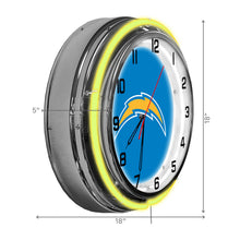 Los Angeles Chargers Neon Clock - 18"