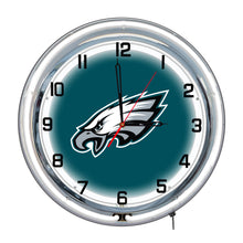 Philadelphia Eagles Neon Clock - 18"