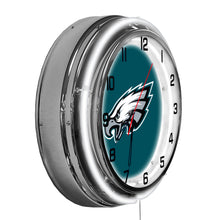 Philadelphia Eagles Neon Clock - 18"