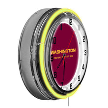 Washington Football Team Neon Clock - 18"
