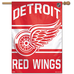 Detroit Red Wings Vertical Flag 28"x40"                                                                                