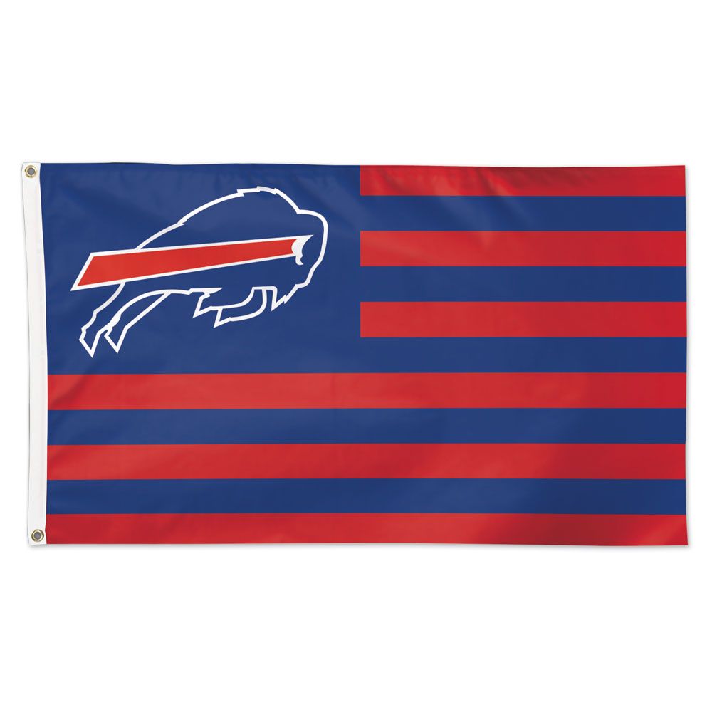 Buffalo Bills Patriotic Deluxe Flag - 3'x5'