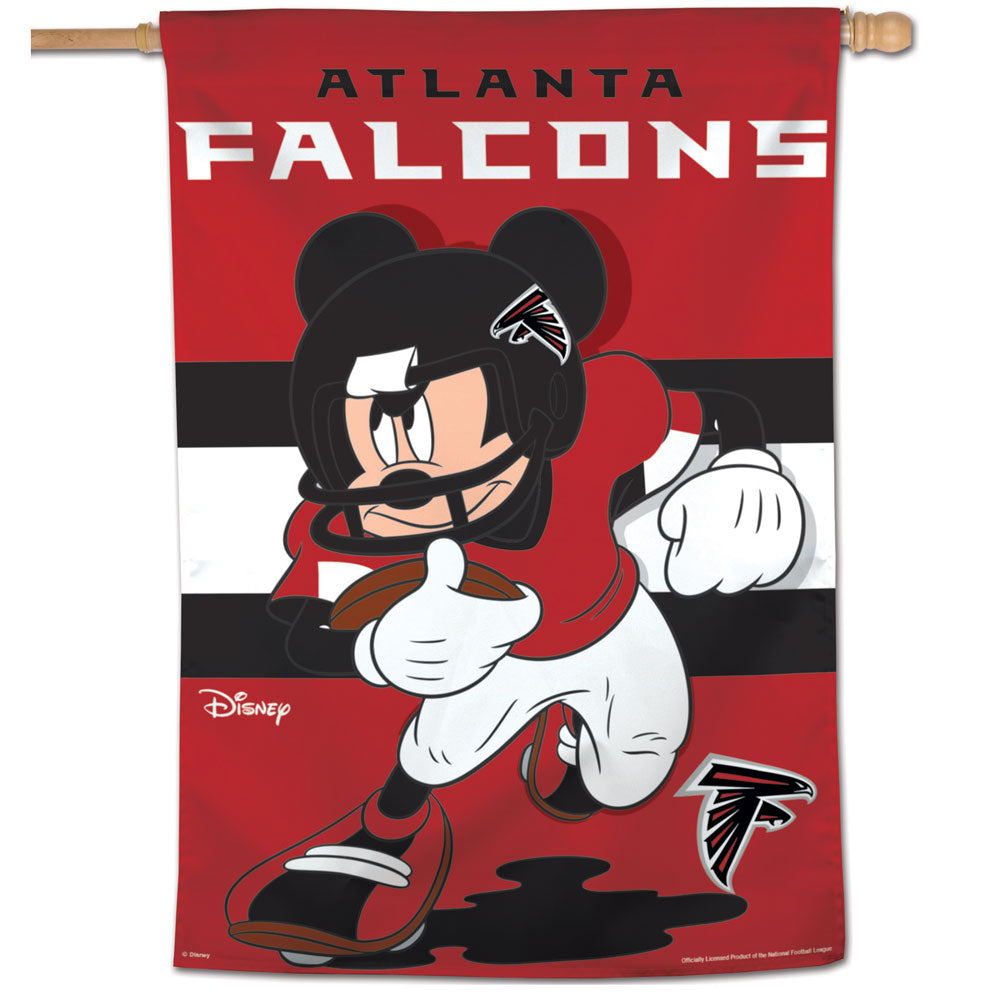 Atlanta Falcons Mickey Mouse Vertical Flag - 28