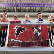 Atlanta Falcons Mickey Mouse Deluxe Flag - 3'x5'