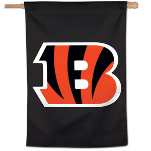 Cincinnati Bengals Black Vertical Flag - 28"x40" 