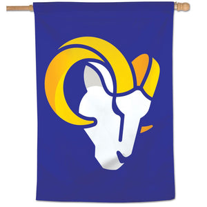 Los Angeles Rams Logo Vertical Flag - 28"x40" 