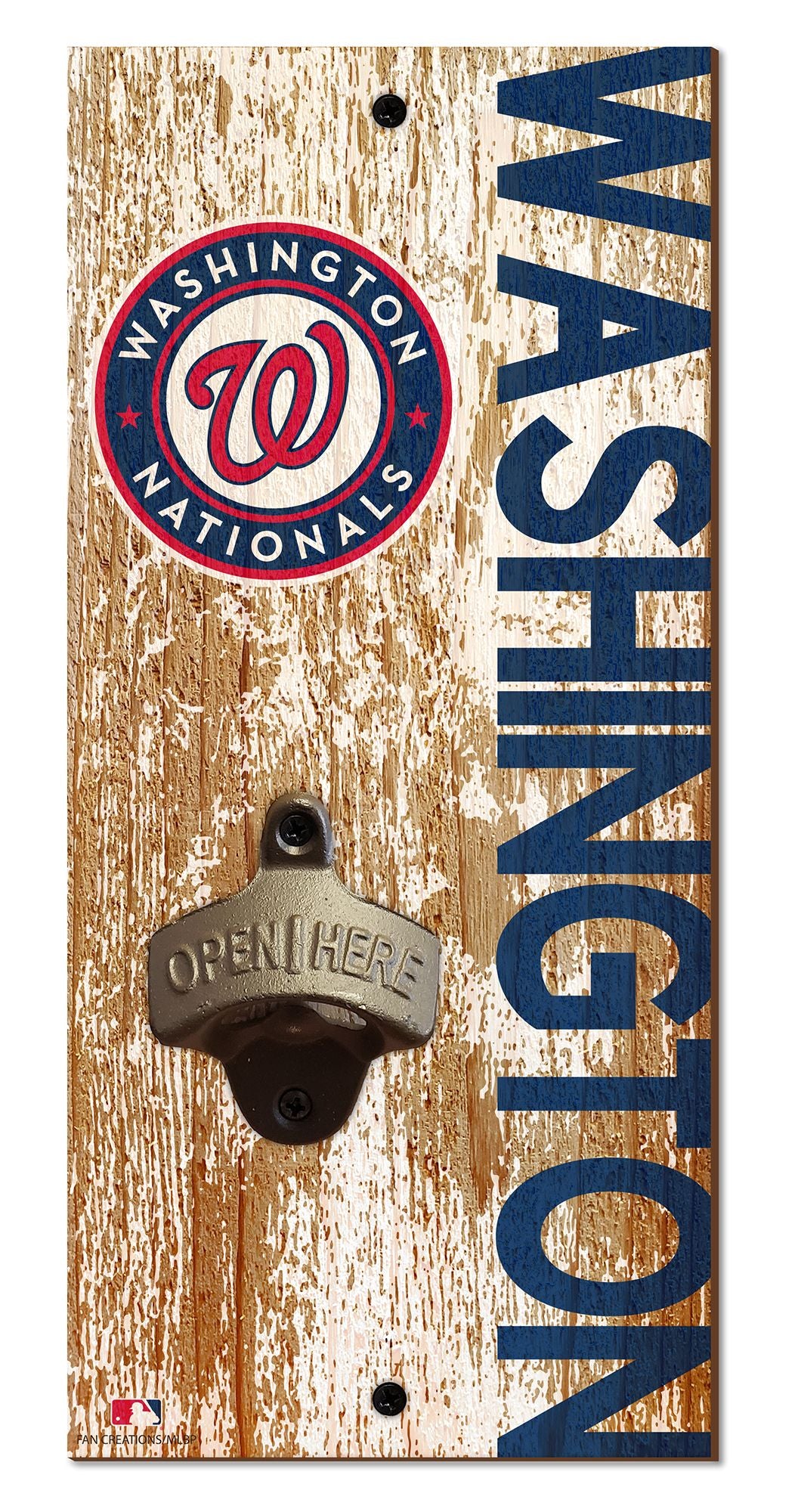 Washington Nationals Distressed Bottle Opener