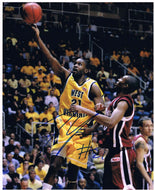 wvu basketball, frank young autograph