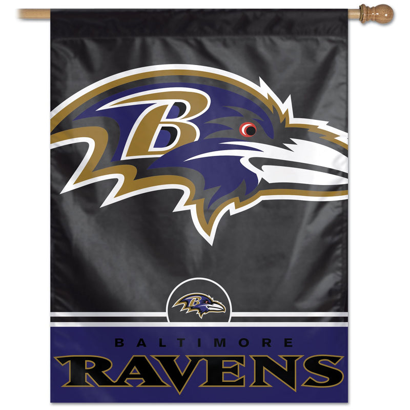 WinCraft Baltimore Ravens 12 x 18 Double-Sided Garden Flag