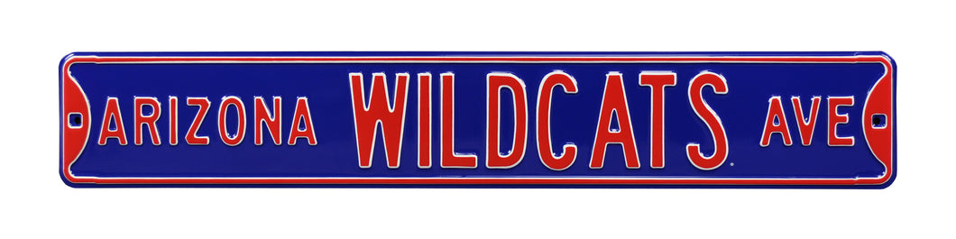 Arizona Wildcats Steel Avenue Street Sign