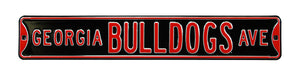 Georgia Bulldogs Metal Street Sign