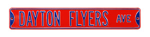 Dayton Flyers Metal Street Sign