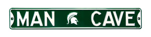 Michigan State Spartans Man Cave Metal Street Sign