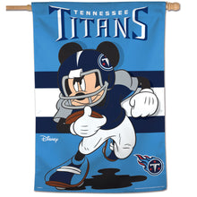 Tennessee Titans Mickey Mouse Vertical Flag - 28"x40"