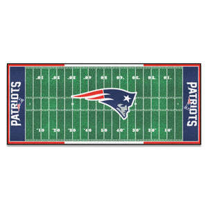 New England Patriots Football Field Runner - 30"x72"