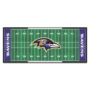Baltimore Ravens Football Field Runner - 30"x72"