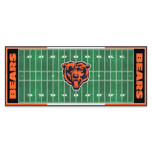 Chicago Bears Football Field Runner - 30"x72"