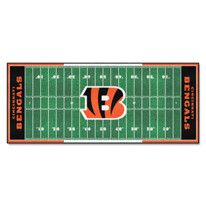 Cincinnati Bengals Football Field Runner - 30"x72"