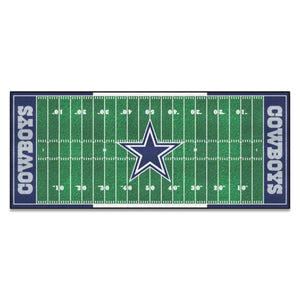 Dallas Cowboys Football Field Runner - 30"x72"